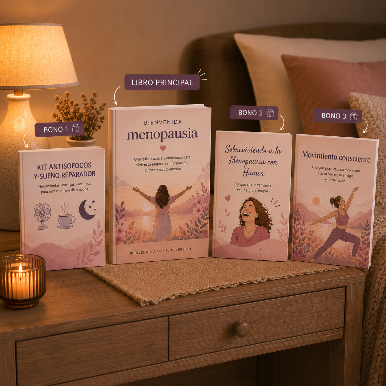 Bienvenida, Menopausia — Tu guía completa con información, humor, recetas y mucho más.